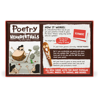 Poetry for Neanderthals Pop Culture Edition (By Exploding Kittens)