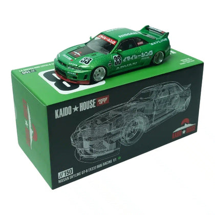 Kaido House Mini GT Nissan Skyline GT-R R33 Imai Racing V1 Green 1:64 Scale Diecast Vehicle