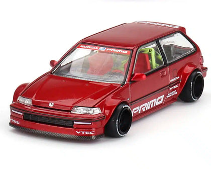 Kaido House Mini GT Honda Civic (EF) Red 1:64 Scale Diecast Vehicle