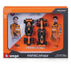 Bburago Formula Racing 2024 F1 McLaren MCL38 1:43 Scale Diecast Vehicle 2PC Gift Set