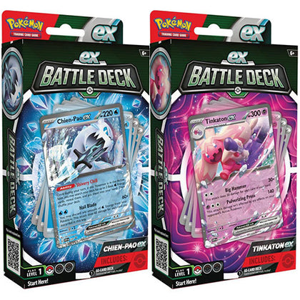 Pokemon TCG Chien-Pao & Tinkaton ex Battle Deck Bundle