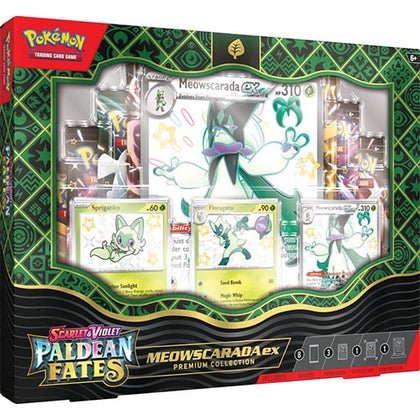 Pokemon TCG Scarlet & Violet Paldean Fates Shiny Meowscarada Premium Collection