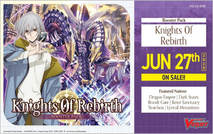 Cardfight! Vanguard DZ-BT08 Knights of Rebirth Booster Box