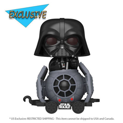 Disney 100th Star Wars Darth Vader Tie Fighter Carriage US Exclusive Pop! Train