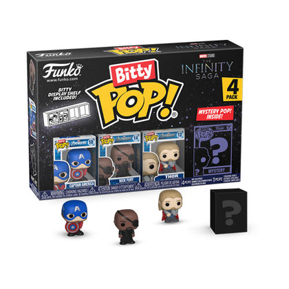 Marvel Comics Captain America Bitty Pop! 4-Pack
