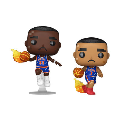 NBA JAM Knicks Patrick Ewing & John Starks 8-Bit Pop! Vinyl 2-Pack