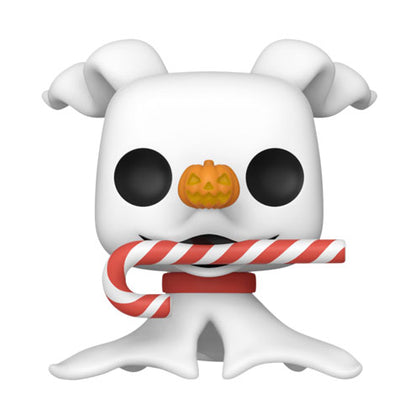 The Nightmare Before Christmas 30th Anniversary Zero with Candy Cane Pop! Vinyl