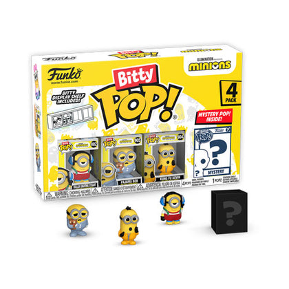 Minions Roller Skating Stuart Bitty Pop! 4-Pack