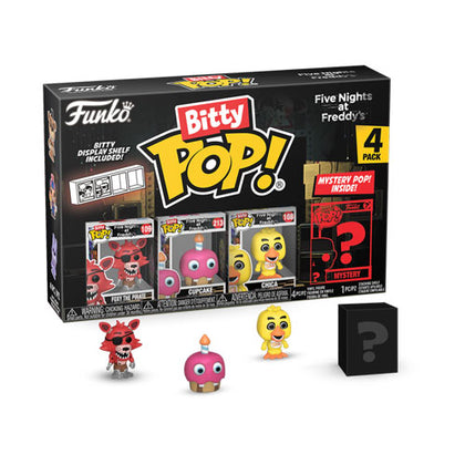 Five Nights at Freddys FNaF Foxy Bitty Pop! 4-Pack