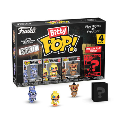 Five Nights at Freddys FNaF Nightmare Bitty Pop! 4-Pack