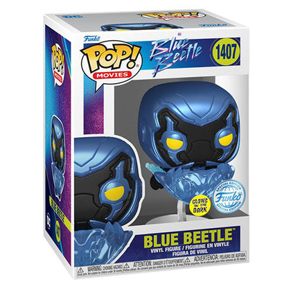 Blue Beetle (2023) Blue Beetle in Flight Glow US Exclusive Pop! Vinyl
