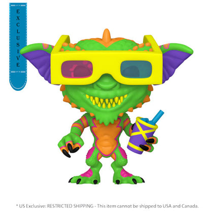 Gremlins Stripe with Glasses US Exclusive Blacklight Pop! Vinyl