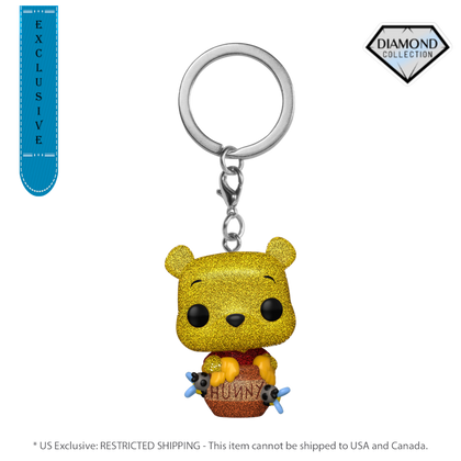 Winnie the Pooh US Exclusive Diamond Glitter Pop! Keychain