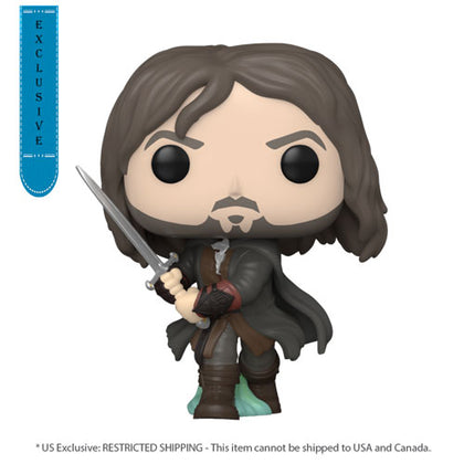The Lord of the Rings Aragorn US Exclusive Glow Pop! Vinyl