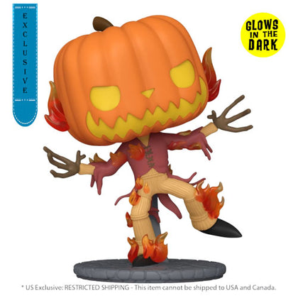 The Nightmare Before Christmas Pumpkin King US Exclusive 30th Anniversary Glow Pop! Vinyl