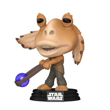 Star Wars Phantom Menace 25th Anniversary Jar Jar Binks with Booma Balls Pop! Vinyl