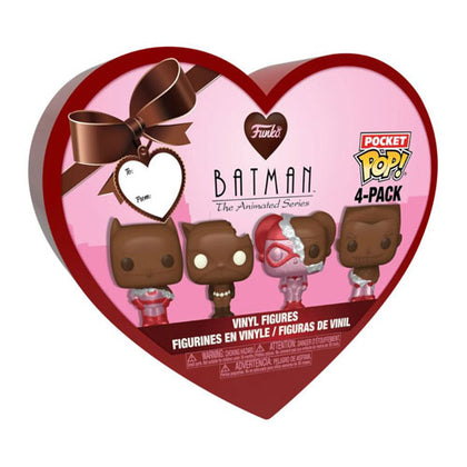 DC Comics Valentines 2024 Pocket Pop Heart Box 4-Pack