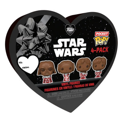 Star Wars Valentines 2024 Pocket Pop Heart Box 4-Pack