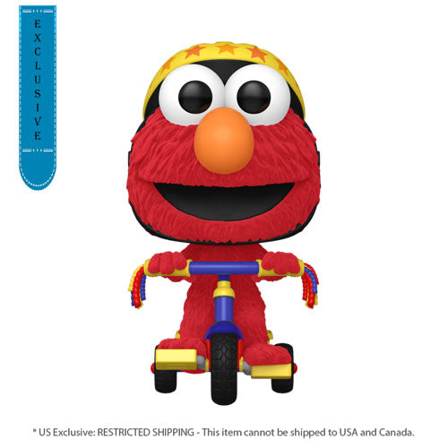 Sesame Street Elmo on Trike US Exclusive Flocked Pop! Ride ...