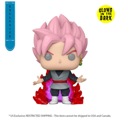 Dragon Ball Super Goku Rose Black US Exclusive Glow Pop! Vinyl