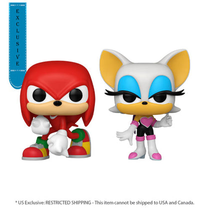 Sonic Knuckles & Rouge US Exclusive Pop! Vinyl 2-Pack