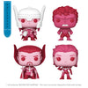 Marvel Comics Pink Valentines 2024 US Exclusive Pocket Pop Heart Box 4-Pack
