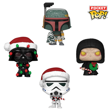 Star Wars Holiday Tree Box Pocket Pop! 4-Pack