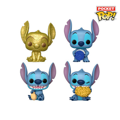 Lilo & Stitch Stitch Hanukkah Dreidel Box Pocket Pop! 4-PacK