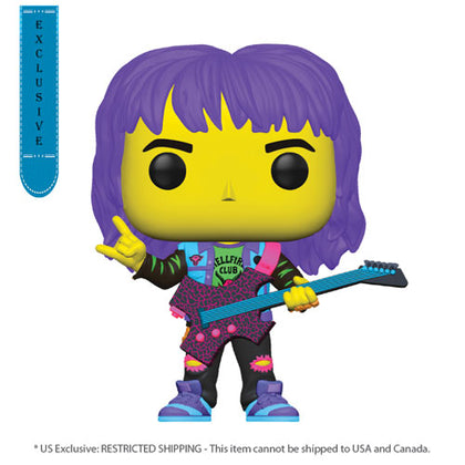 Stranger Things Eddie with Guitar US Exclusive Blacklight Pop! Vinyl
