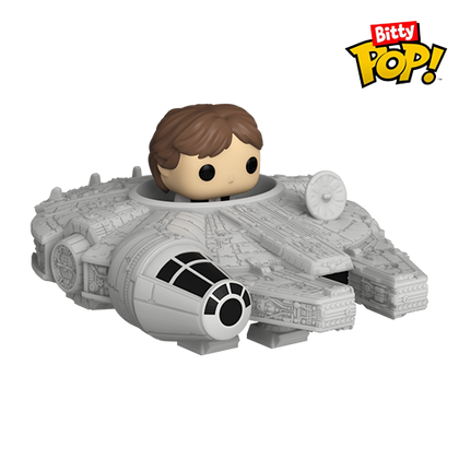 Star Wars Han Solo with Millenium Falcon Bitty Pop! Ride