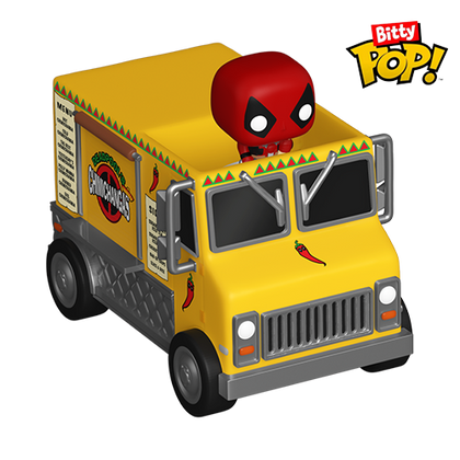 Marvel Comics Deadpool with Food Truck Bitty Pop! Ride