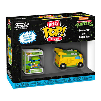 Teenage Mutant Ninja Turtles Leonardo with TMNT Van Bitty Pop! Ride