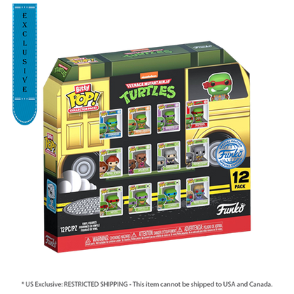 Teenage Mutant Ninja Turtles TMNT Party Wagon US Exclusive Bitty Pop! 12-Pack