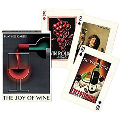 The Joy of Wine Poker Playing Cards