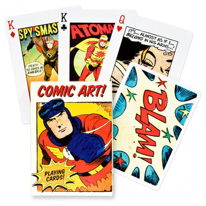Vintage Comic Art Poker Playing Cards