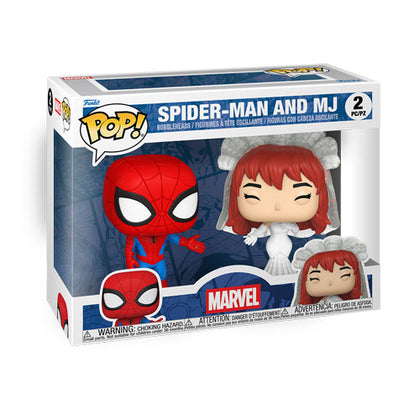 Marvel Spider-Man & Mary Jane Pop! Vinyl 2-Pack