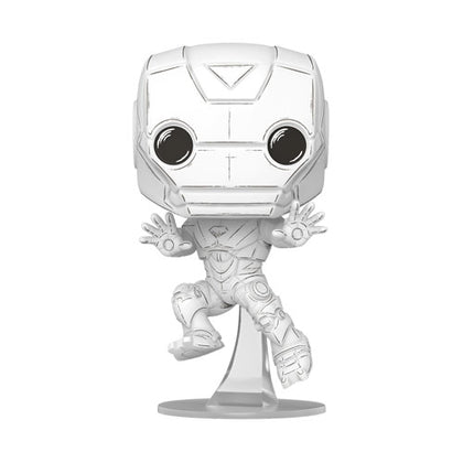 Marvel Sketched Iron Man Pop! Vinyl