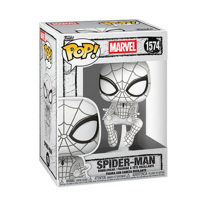 Marvel Sketched Spider-Man Pop! Vinyl
