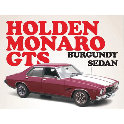 Classic Carlectables Holden HQ GTS Monaro Burgundy Sedan 1:18 Scale Diecast Vehicle