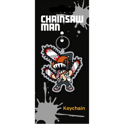 Chainsaw Man Chibi Rubber Keyring