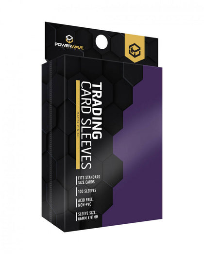Deck Protector Powerwave Standard 100ct Purple Matte