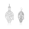 Couture Kingdom - Star Wars Milleneum Falcon Drop Silver Earrings