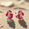 Couture Kingdom - ECC The Little Mermaid Ariel Enamel Stud Earrings