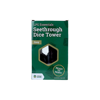 LPG Seethrough Dice Tower Grey