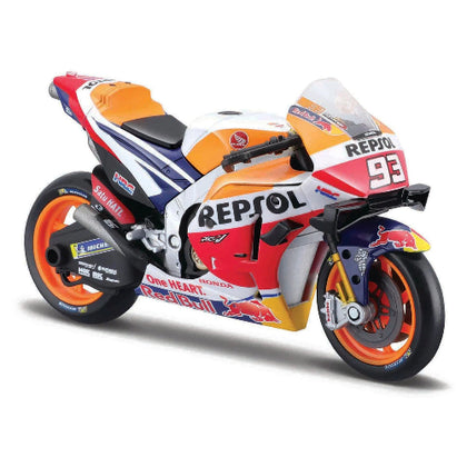 Maisto Moto GP 2021 Respol Honda Team Marquez & Espargaro 1:18 Scale Diecast Motorcycle