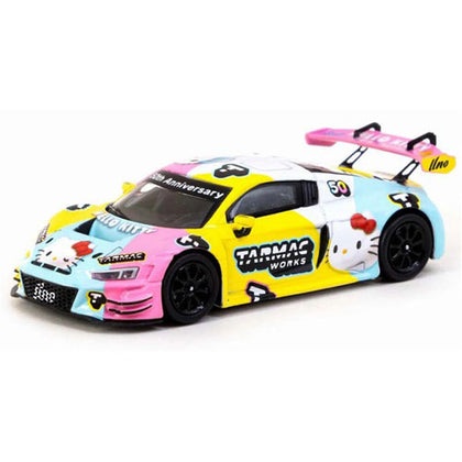 TW Audi R8 LMS GT3 Evo II Macau GP 2023 Presentation Adderly Fong Hello Kitty 1:64 Scale Diecast Vehicle