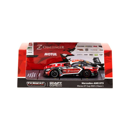 TW Mercedes AMG GT3 Macau GT Cup 2021 Race 1 Craft Bamboo Racing Darryl OYoung 1:64 Scale Diecast Vehicle