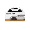 TW LB Works Dodge Challenger SRT Hellcat White 1:64 Scale Diecast Vehicle