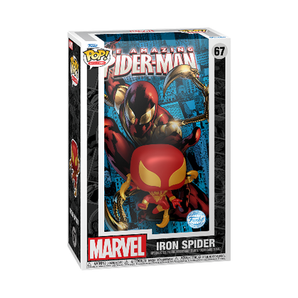 Marvel Comics The Amazing Spider-Man Iron Spider #529 US Exclusive Pop! Comic Cover Vinyl