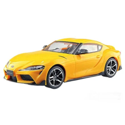 Aoshima Toyota GR Supra Lightning Yellow 1:32 Scale Plastic Model Snap Kit